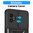 Heavy Duty Shockproof Case / Slide Camera Cover for Samsung Galaxy XCover7 Pro - Black