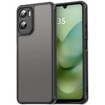 Hybrid Shield Tough Shockproof Case for Motorola Moto G06 - Black (Frame)