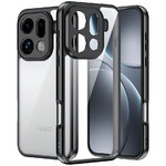 Hybrid Fusion Tough Shockproof Case for Oppo Find X9 Pro - Black (Frame)