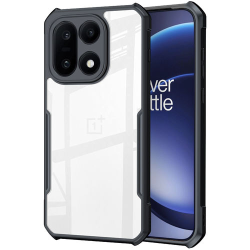 Hybrid Fusion Hard Shockproof Case for OnePlus 15 - Black (Frame)