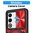 Heavy Duty Shockproof Case / Slide Camera Cover for Oppo A5 4G / 5G - Red