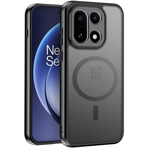 Hybrid Armour MagSafe Shockproof Case for OnePlus 15 - Black (Frosted)