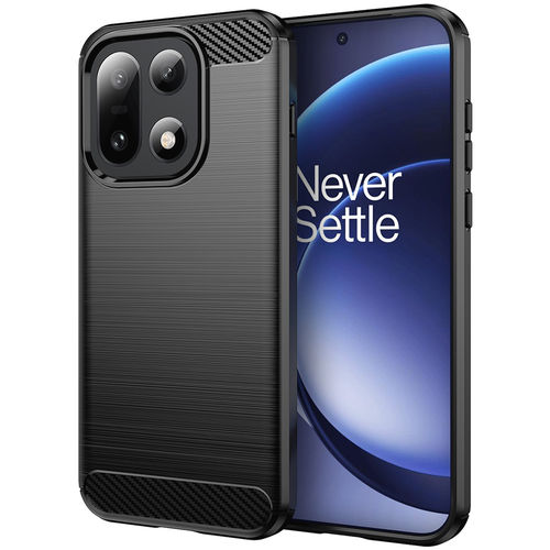 Flexi Slim Carbon Fibre Case for OnePlus 15 - Brushed Black
