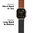 Magnetic Link Band Loop Strap for Apple Watch 42mm / 44mm / 45mm / 46mm / Ultra 49mm - Black / Brown