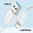 Joyroom (2.4A) Short USB Lightning Charging Cable (25cm) for Apple iPhone / iPad - White