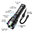 Super Bright (20W) LED Torch / Long-Range / Rechargeable Flashlight - Black