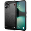 Flexi Slim Carbon Fibre Case for Nothing Phone (3a) Lite - Brushed Black
