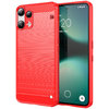 Flexi Slim Carbon Fibre Case for Nothing Phone (3a) Lite - Brushed Red