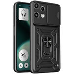 Heavy Duty Shockproof Case / Slide Camera Cover for Nothing Phone (3a) Lite - Black