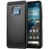 Flexi Slim Carbon Fibre Case for Nokia XR20 - Brushed Black