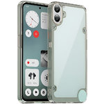 Hybrid Acrylic Tough Shockproof Case for Nothing CMF Phone 1 - Transparent Grey (Frame)