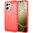 Flexi Slim Carbon Fibre Case for Oppo A6 5G - Brushed Red