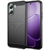 Flexi Slim Carbon Fibre Case for Oppo A6x 4G / 5G - Brushed Black