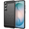 Flexi Slim Carbon Fibre Case for Samsung Galaxy S26+ (Brushed Black)