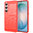 Flexi Slim Carbon Fibre Case for Samsung Galaxy S26+ (Brushed Red)
