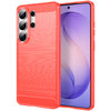 Flexi Slim Carbon Fibre Case for Samsung Galaxy S26 Ultra - Brushed Red
