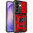 Heavy Duty Shockproof Case / Slide Camera Cover for Samsung Galaxy S26 Ultra - Red