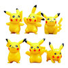 Pokemon Go Pikachu Mini Toy Action Figure Doll (6-Piece Set)