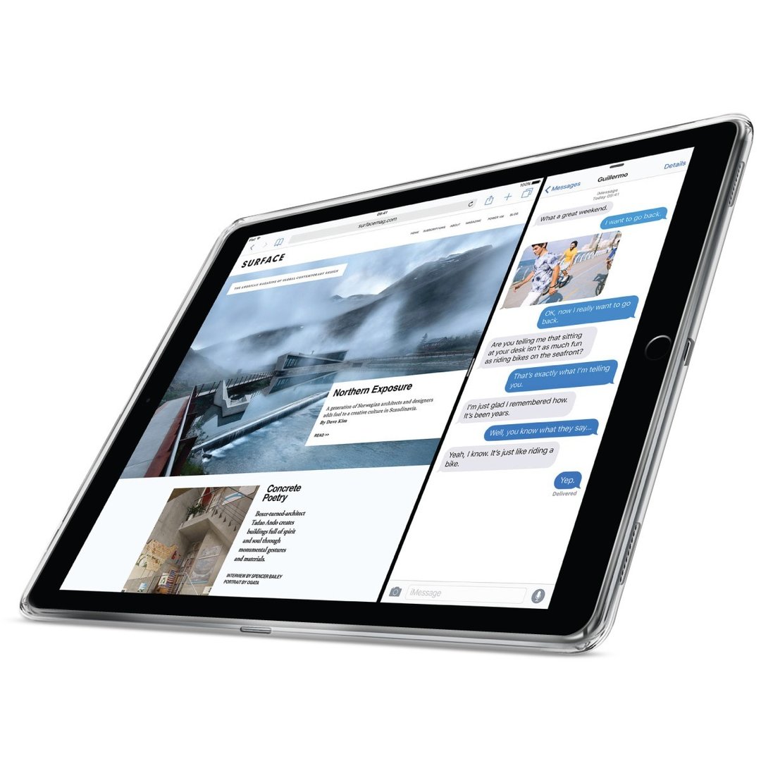 Flexi Gel Case for Apple iPad Pro 12.9-inch (1st / 2nd Gen) - Clear (Gloss Grip)