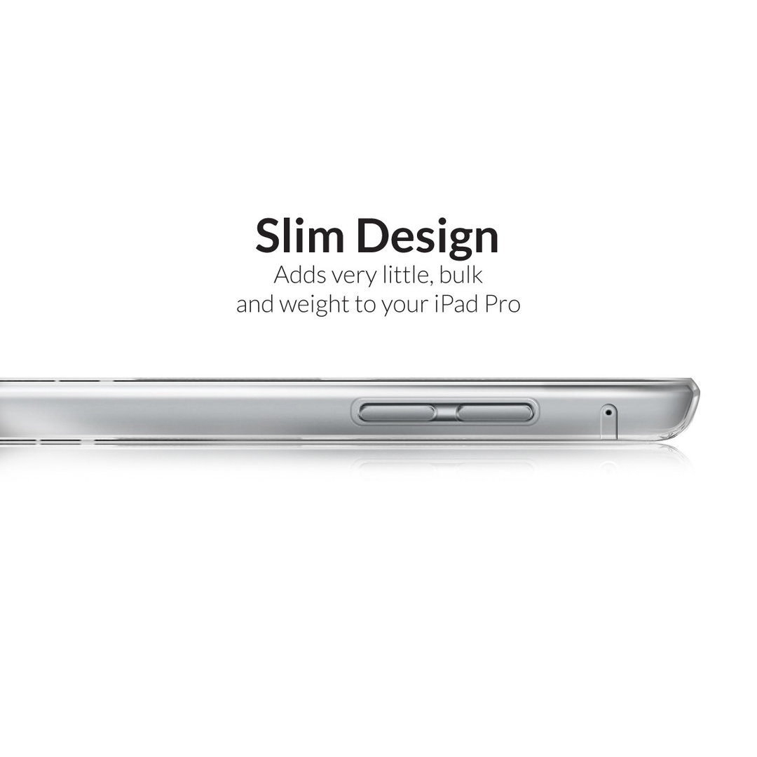 Flexi Gel Case for Apple iPad Pro 12.9-inch (1st / 2nd Gen) - Clear (Gloss Grip)