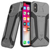Slim Guard Plate Tough Shockproof Case for Apple iPhone X / Xs - Silver