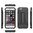 Slim Armour Shockproof Case & Card Holder for Apple iPhone 6s - Black