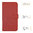 Leather Wallet Case & Card Holder Pouch for Samsung Galaxy A5 (2016) - Red