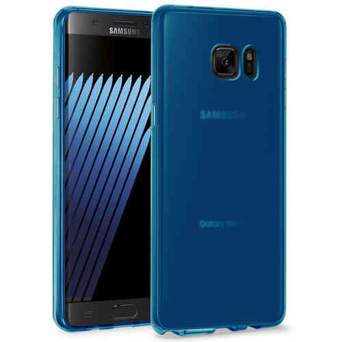 Flexi Gel Two-Tone Case for Samsung Galaxy Note FE - Smoke Blue