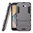 Slim Armour Tough Shockproof Case & Stand for Samsung Galaxy J7 Prime - Grey