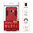 Slim Armour Tough Shockproof Case & Stand for Samsung Galaxy S8 - Red