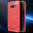 Flexi Slim Carbon Fibre Case for Samsung Galaxy S8+ (Brushed Red)