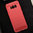 Flexi Slim Carbon Fibre Case for Samsung Galaxy S8+ (Brushed Red)