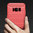 Flexi Slim Carbon Fibre Case for Samsung Galaxy S8+ (Brushed Red)