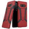 Slim Guard Plated Shockproof Case & Stand for Samsung Galaxy Note 8 - Red