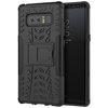 Dual Layer Rugged Tough Case & Stand for Samsung Galaxy Note 8 - Black