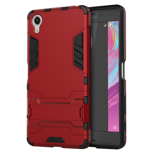 Slim Armour Rugged Tough Case for Sony Xperia X Performance - Red