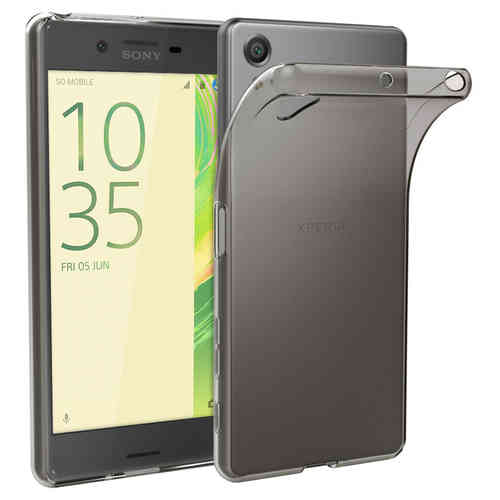 Flexi Slim Gel Case for Sony Xperia X - Black (Gloss Grip)