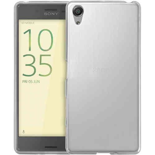 Flexi Gel Case for Sony Xperia X - Smoke White (Two-Tone)