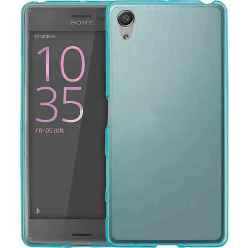 Flexi Gel Case for Sony Xperia X Performance - Smoke Blue (Two-Tone)