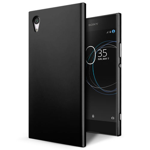 PolyShield Hard Shell Case for Sony Xperia XA1 - Black (Matte Grip)