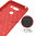 Flexi Slim Carbon Fibre Case for LG V30+ (Brushed Red)