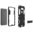 Slim Armour Tough Shockproof Case & Stand for LG V30+ (Black)