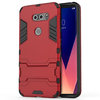 Slim Armour Tough Shockproof Case & Stand for LG V30+ (Red)