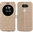 Sneak Peek Quick View Window Flip Case for LG G5 - Gold