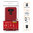 Flexi Gel Two-Tone Case for LG G6 - Red Frost