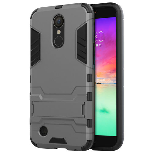 Slim Armour Shockproof Case & Stand for LG K10 (2017) - Grey