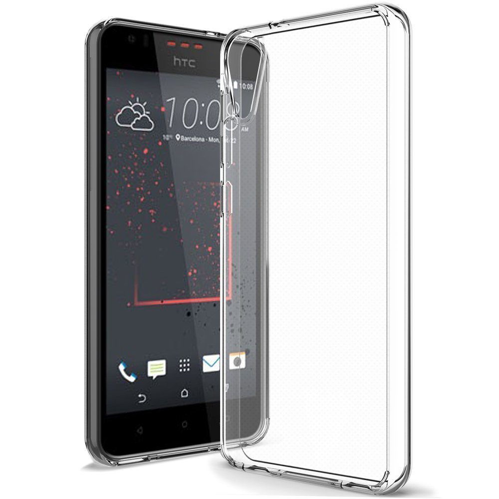 Flexi Slim Gel Case for HTC Desire 825 - Clear (Gloss Grip)