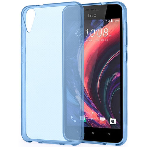 Flexi Gel Crystal Case for HTC Desire 825 - Blue (Gloss Grip)