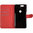 Leather Wallet Case & Card Holder Pouch for Google Nexus 6P - Red