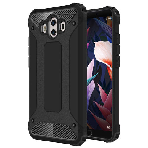 Military Defender Tough Shockproof Case for Huawei Mate 10 - Black